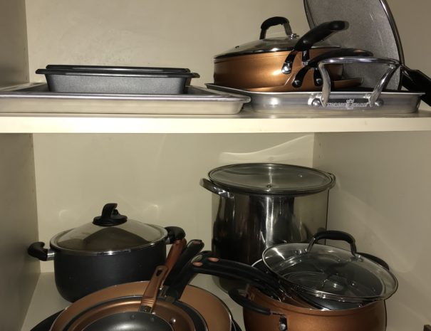 Kitchen - Plenty of Pots and Pans